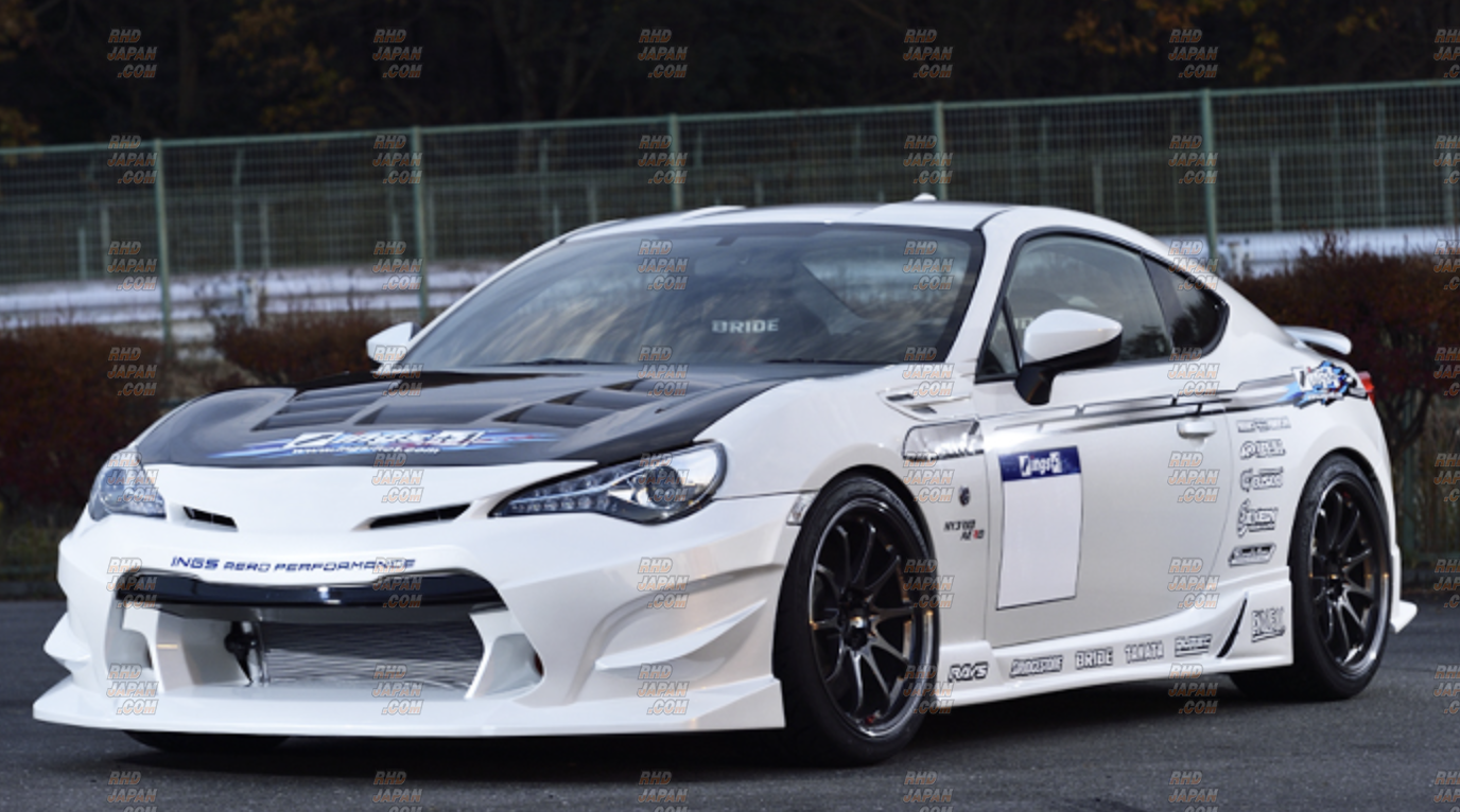 Taka　ings nspec r Zn6 ings N-SPEC R Front Bumper FRP+Carbon - BRZ ZC6 86 ZN6 Kouki